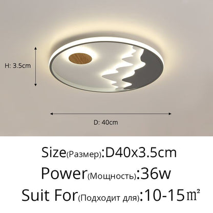 Kuppel Lampe Im Runden Schlafzimmer