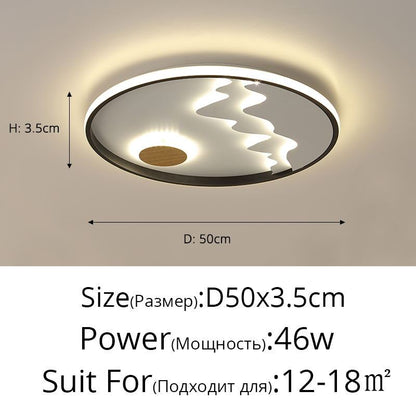 Kuppel Lampe Im Runden Schlafzimmer
