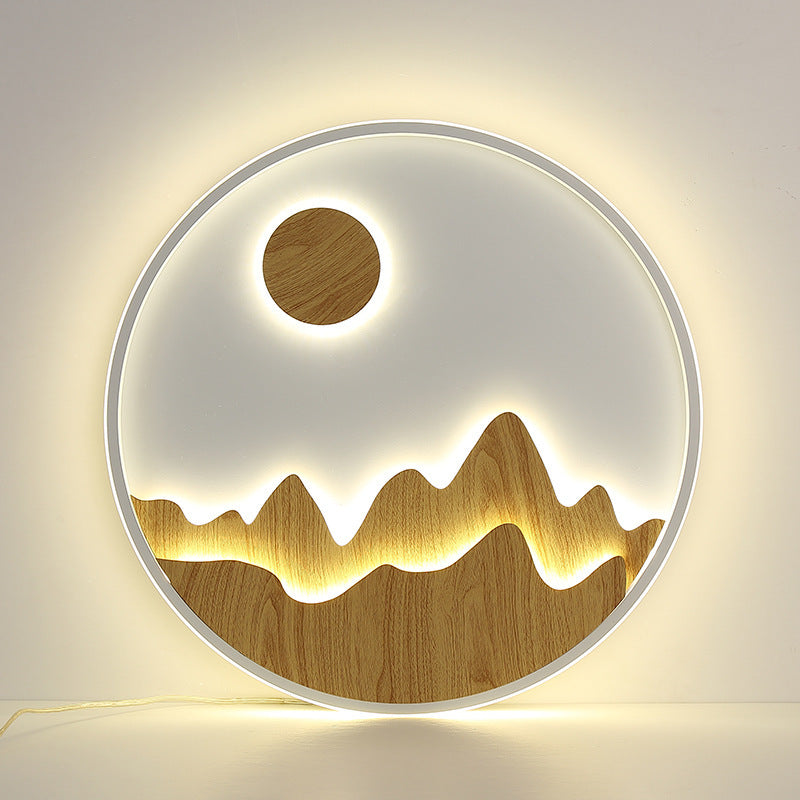 Kuppel Lampe Im Runden Schlafzimmer