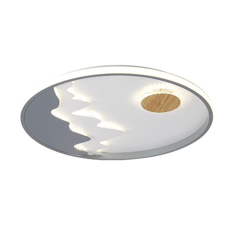 Kuppel Lampe Im Runden Schlafzimmer