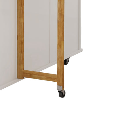 Kitchen Island Cart With Cabinet, 3 Drawers, Spice Rack, Towel Rack, 43.31  Wide