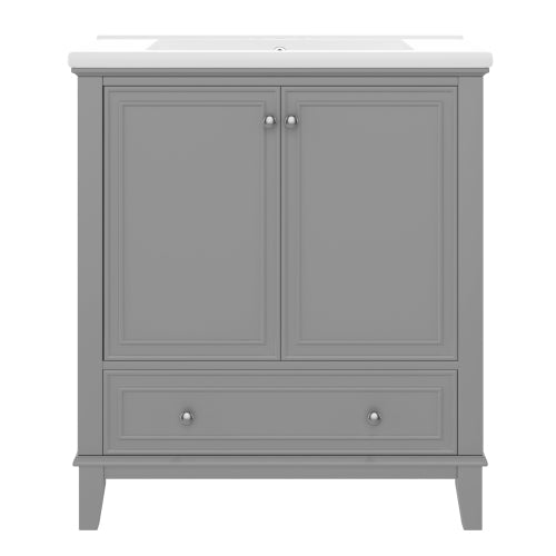 Gray Sink Vanity Combo