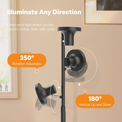 Wohnzimmer Schlafzimmer Arbeitszimmer Werkbank Verstellbare Stehlampe LED Fernbedienung Drehbar