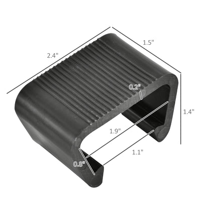Möbelklammern, Verbindungsstücke für Außensofas, Korbmöbel-/Stuhl-Klemmen für ein modulares Terrassen-Sofa, Set mit 10 Stück