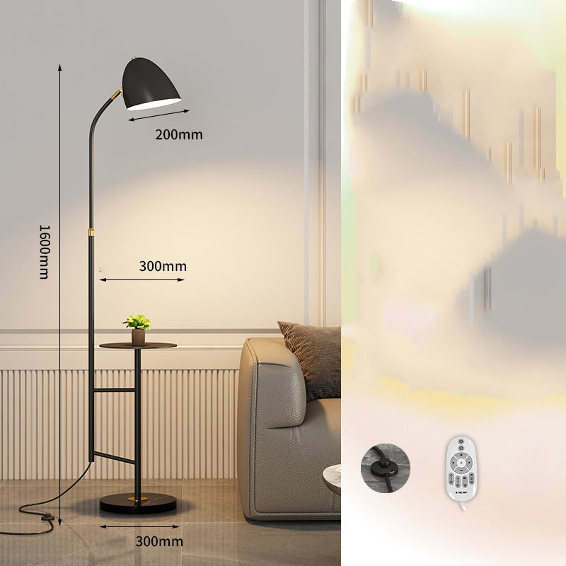 Nordische Stehlampe mit InsUSB kabelloser Ladeleuchte Luxus