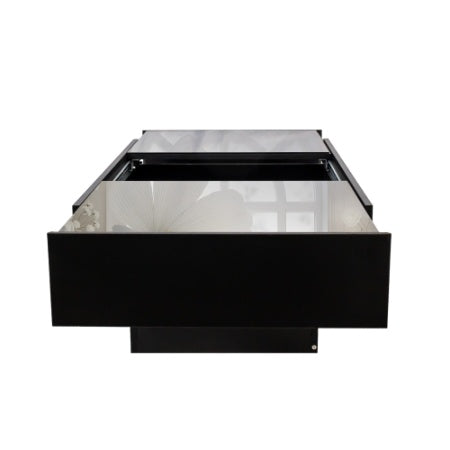 Black Sliding Coffee Table