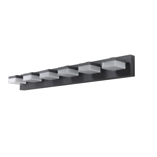 Black LED Vanity Fixture