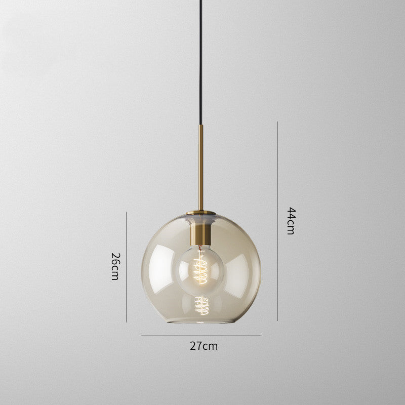 Creative Staircase Cafe Nordic Minimalist Glass Chandelier