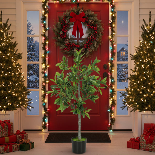 Green Potted Christmas Tree