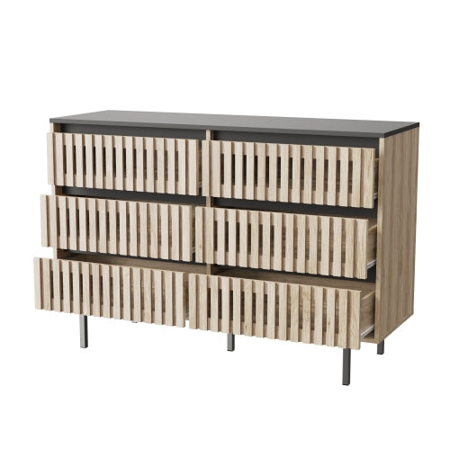 Bedroom Storage Cabinet With Six Drawers