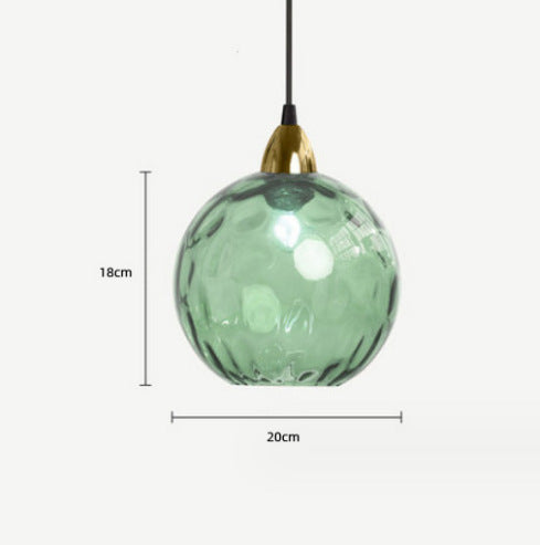 Modern Minimalist Lamp Bedroom Creative Glass Chandelier