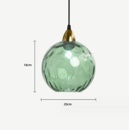 Modern Minimalist Lamp Bedroom Creative Glass Chandelier