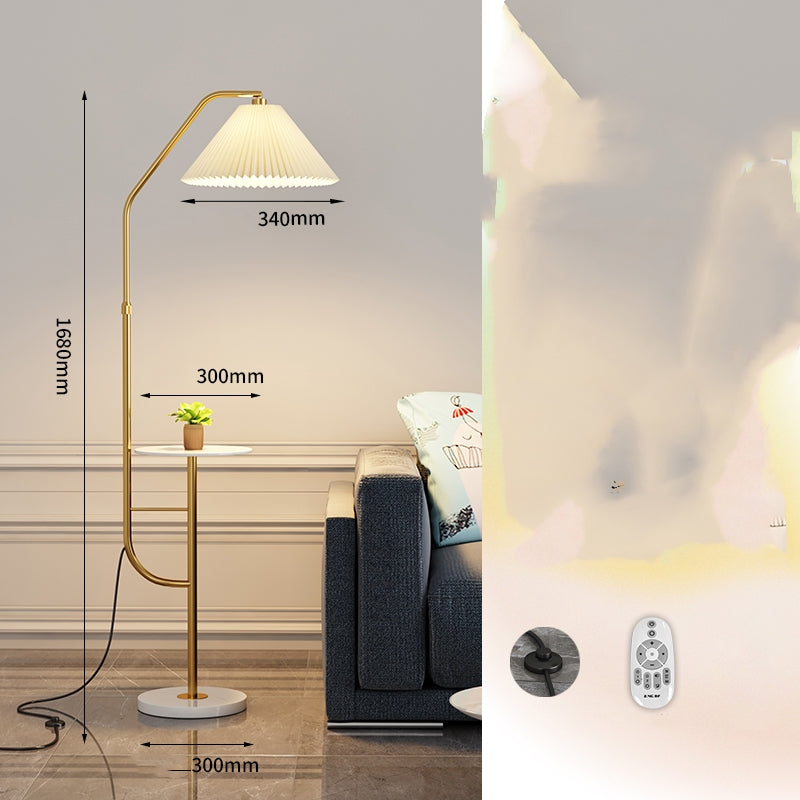 Nordic Boden-Innen-USB-Drahtlosladung Licht Luxus Schreibtischlampe