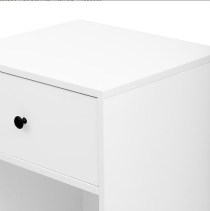 Einfaches Design Weißer Stauraum-Schrank mit Schubladen, Sideboard, Schrank für Wohnzimmer Esszimmer Wohnzimmer