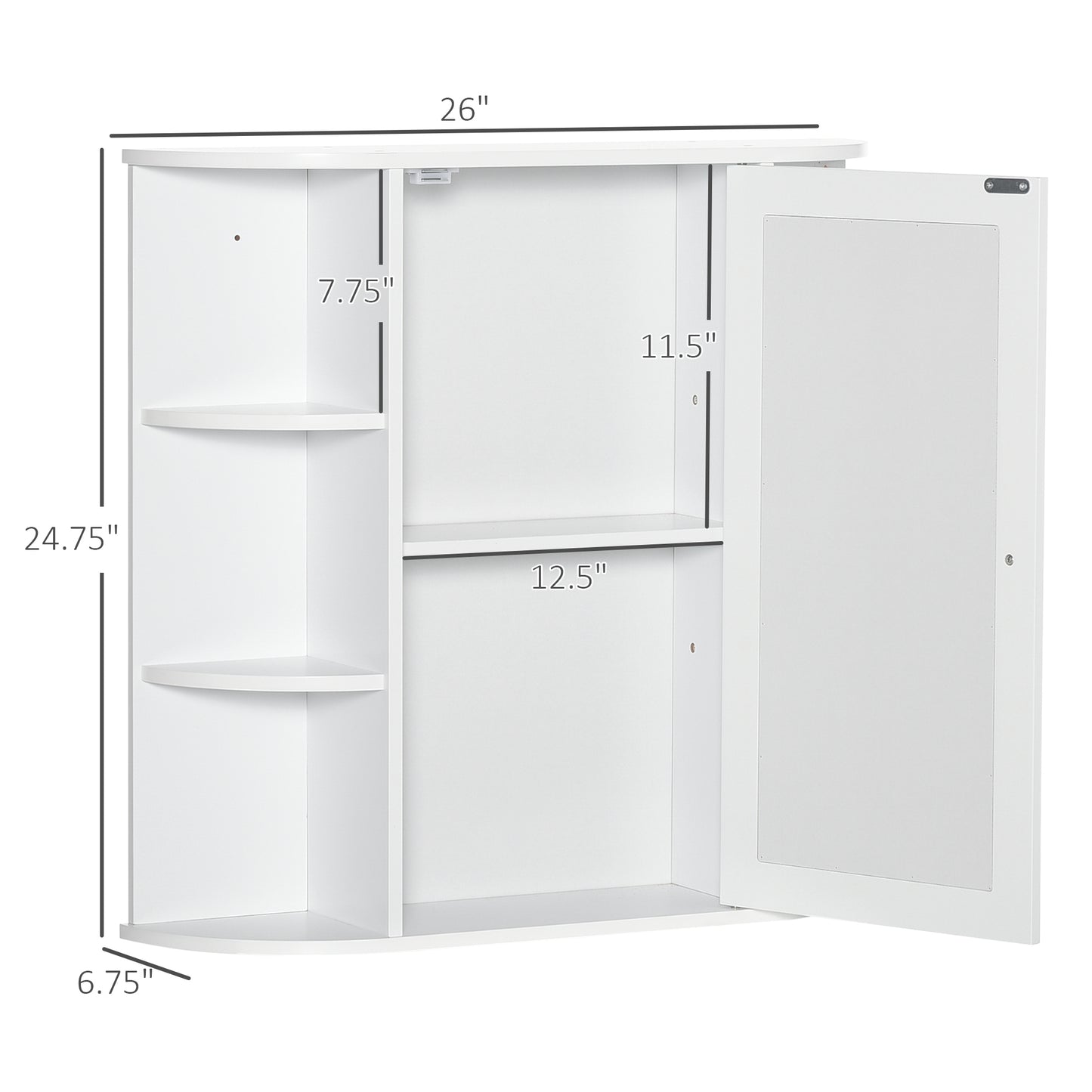 Badezimmerschrank mit Spiegel