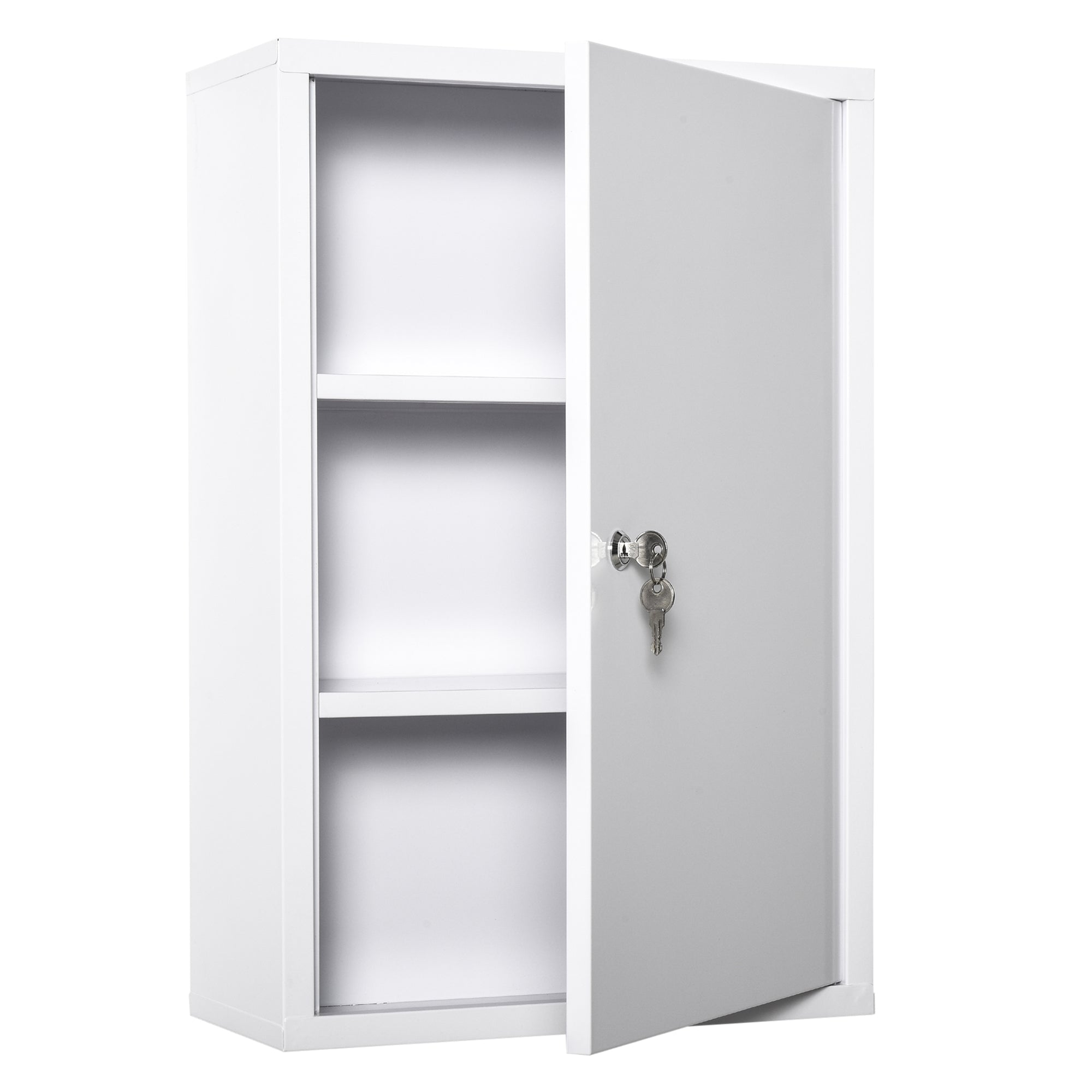 Wandmontierter Medizinschrank 3-stufiger Notfallkasten für Badezimmer und Küche