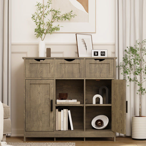 Aufbewahrungsschränke,Holz Boden-Schrank,mit Schubladen und Regalen Aufbewahrungsschränke,Akzent-Schrank für Wohnzimmer,Schlafzimmer,Badezimmer Möbel Heimdekoration