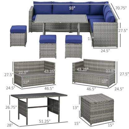 Gartengarnitur für die Terrasse