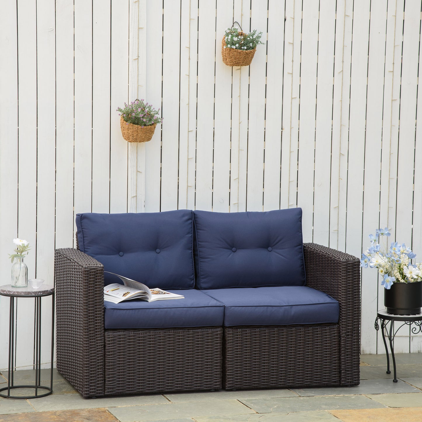 2-teiliges Patio-Ecksofa-Set