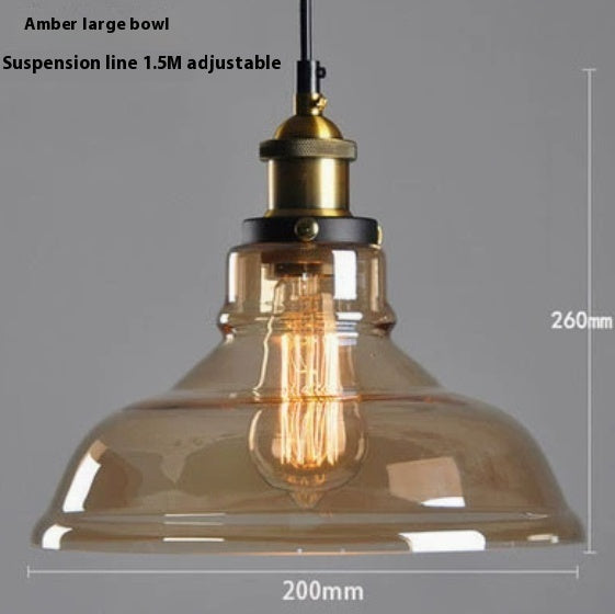 Transparent Glass Nordic Chandelier