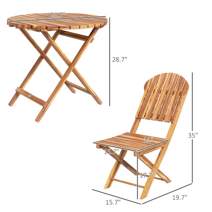 Klappbares Outdoor-Bistro-Set