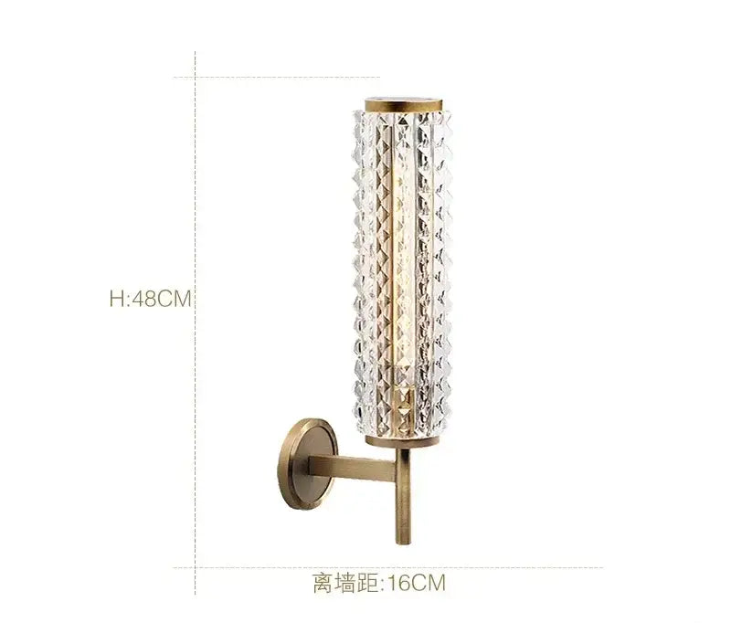 Elegant gold crystal candle chandelier for dining room with decorbites crystal candle featuring faceted crystal and gold accents