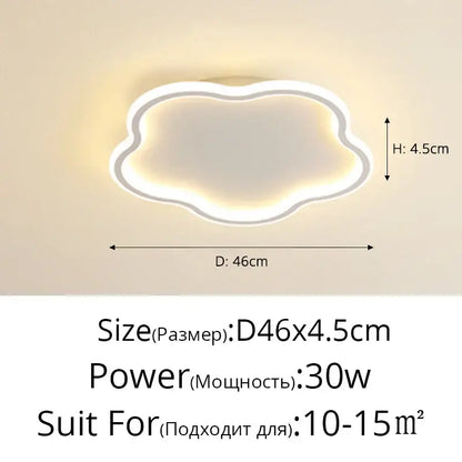 Elegant master bedroom chandelier modern white cloud led light with sleek frame and soft glowing illumination for decorbites elegant master
