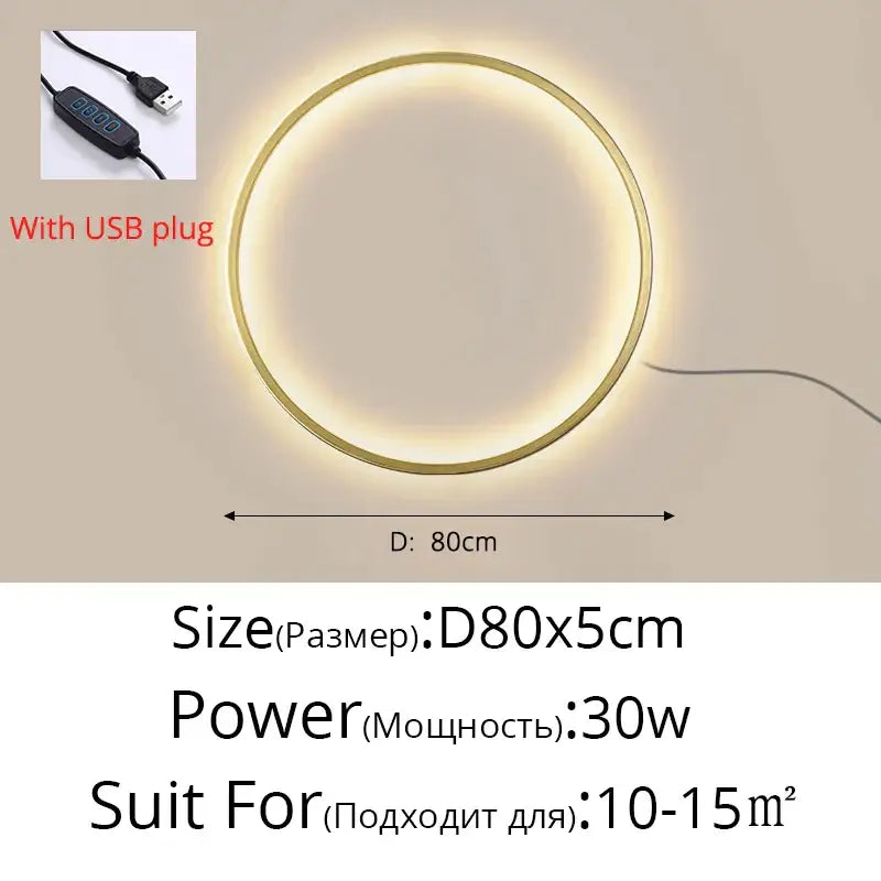 Gold-colored circular led wall sconces with sleek modern design and warm glow for elegant round bedroom decorbites elegant round wall lighting