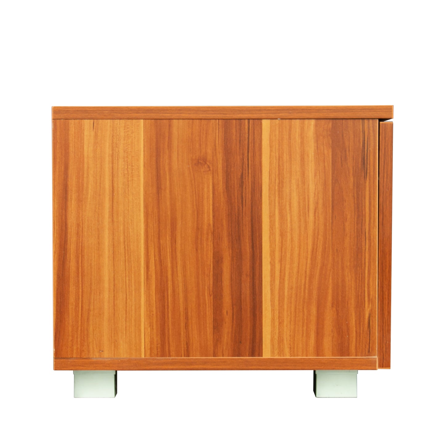 Walnut TV Stand For 70 Inch TV Stands, Media Console Entertainment Center Television Table, 2 Storage Cabinet With Open Shelves For Living Room Bedroom
