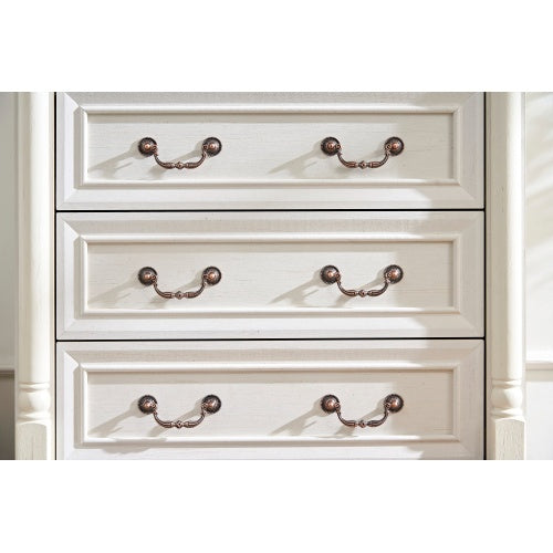 Landhaus-Stil 5-Schubladen-Kommode mit Basis, Holzschnitzerei rustikale Schubladenschrank, Aufbewahrungskommode für Schlafzimmer, Wohnzimmer, schön robust und langlebig