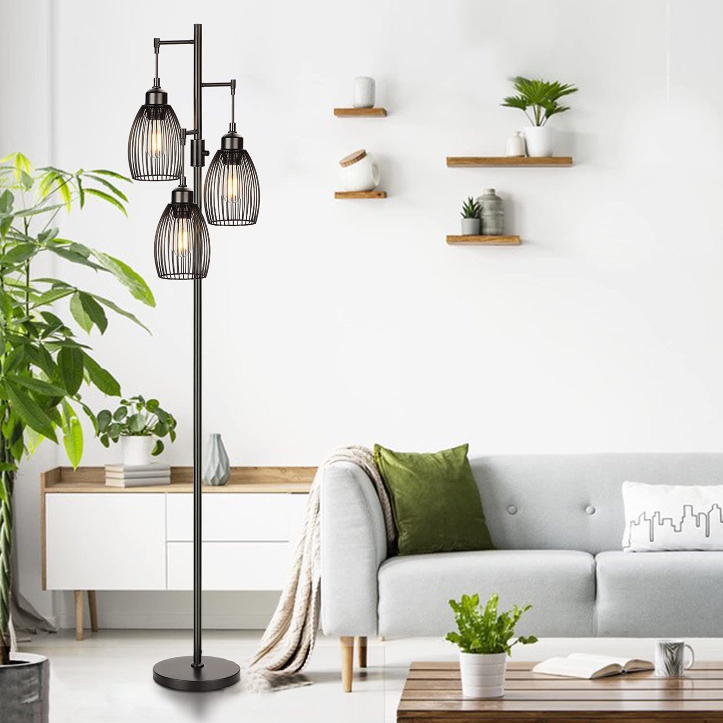 Amerikanische Vintage-Industriestil-Eisenstehlampe