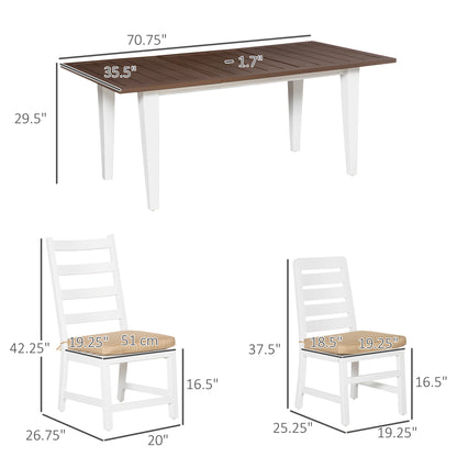 Terrassenessenzimmergarnitur für 6 Personen