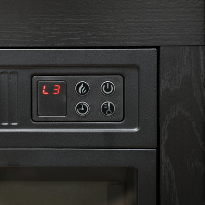 27" freistehender elektrischer Kamin mit Sims