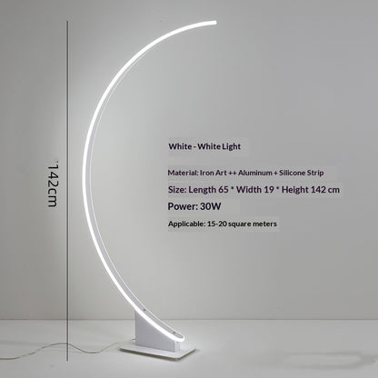 Nordische Kreative Einfache Gebogene Linien Stehlampe