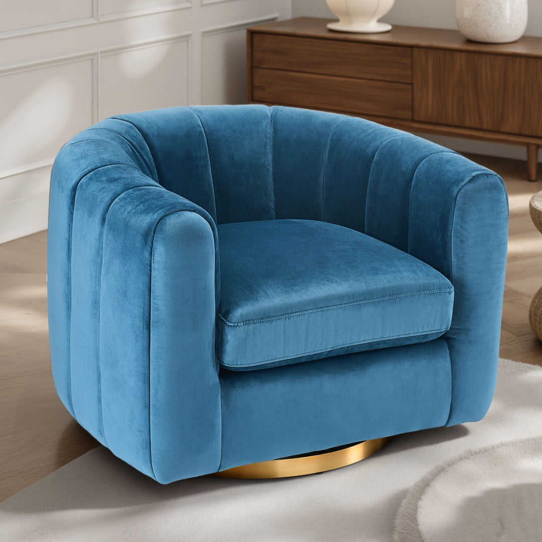 Velvet Rotary Single Sofa