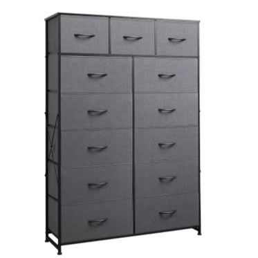 13-Zoll Stoffschubladen-Aufbewahrungsturm, 144 cm hoher Organizer