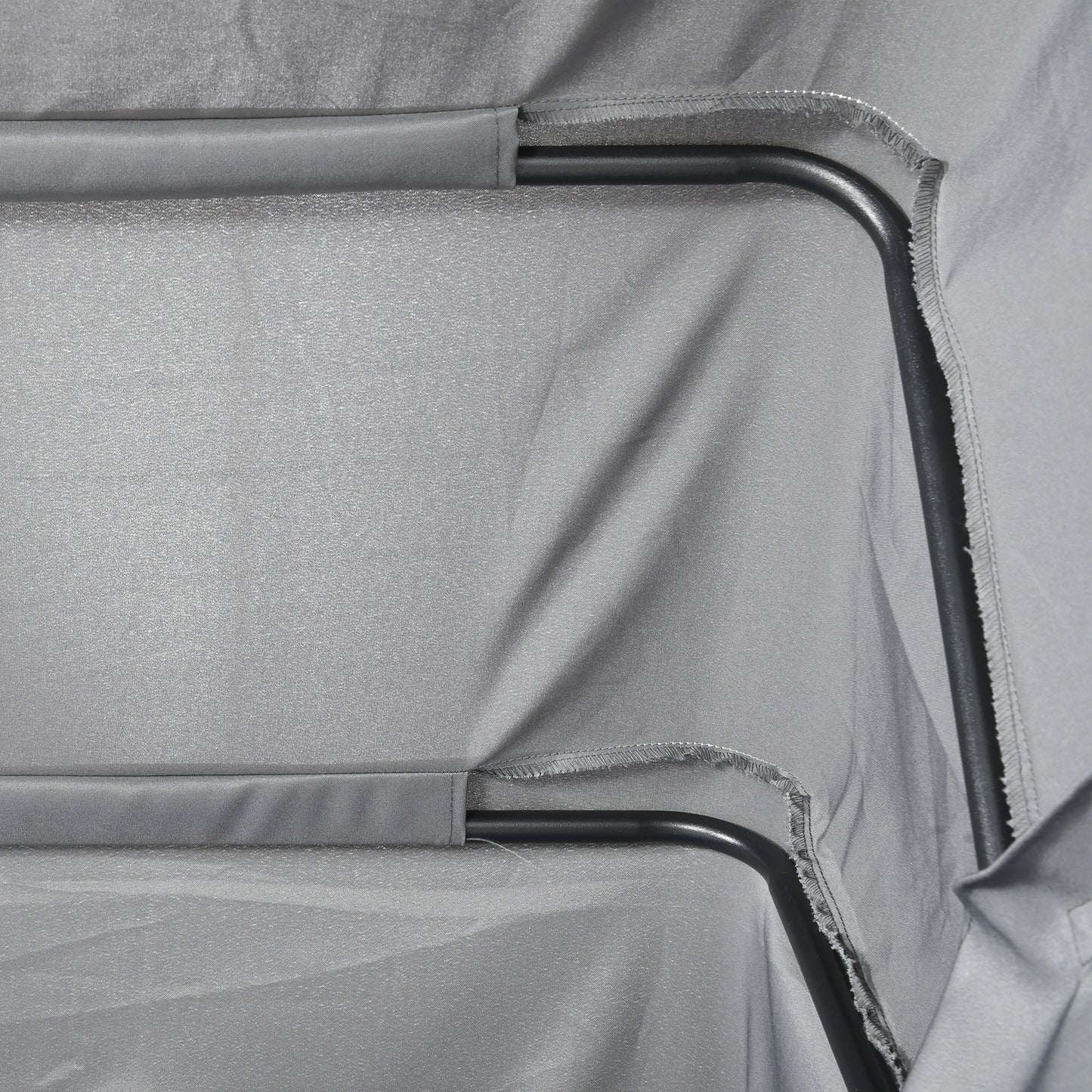 4-teiliges verstellbares Baldachin-Sofasofa-Set für draußen mit höhenverstellbarem Couchtisch und Kissen