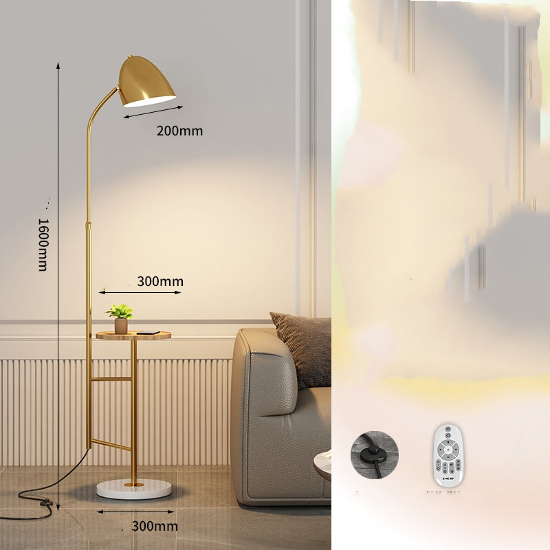 Nordische Stehlampe mit InsUSB kabelloser Ladeleuchte Luxus