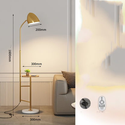 Nordische Stehlampe mit InsUSB kabelloser Ladeleuchte Luxus