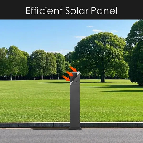 Solarpfadlichter für den Außenbereich mit Bewegungssensor IP65 wasserdicht Pfadlichter für die Einfahrt verstellbarer Kopf 32128