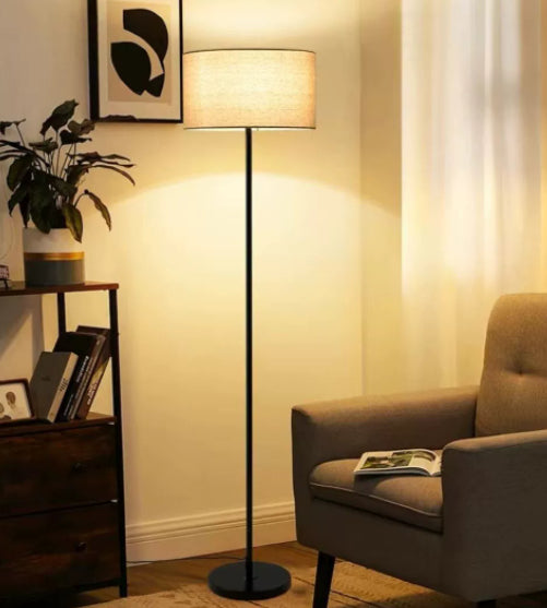 Retro Leichtluxus Holzmaserung Einfache Falten Stehlampe Schlafzimmer Nachttisch Sofa Arbeitszimmer Stehlampe