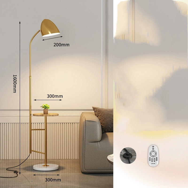 Nordische Stehlampe mit InsUSB kabelloser Ladeleuchte Luxus