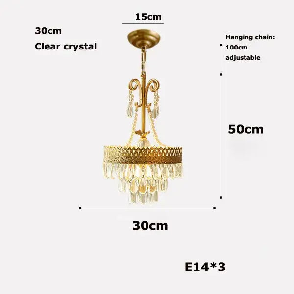 Gold-toned filigree crystal led ceiling chandelier with clear crystal droplets for elegant dining room decorbites crystal led lighting
