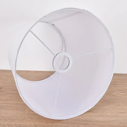 Floral bird hand painted ceramic table lamp with 30cm white fabric lampshade featuring a sleek minimalist design
