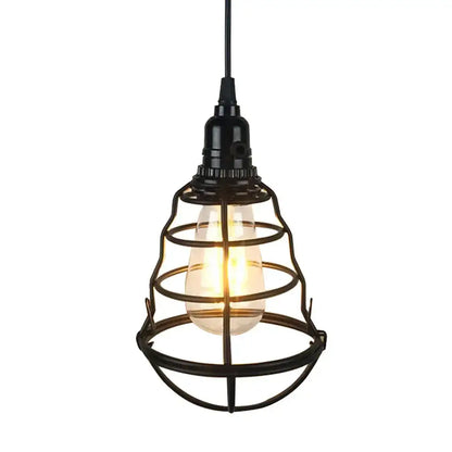 Geometric black metal chandelier kitchen wireframe pendant light with exposed edison bulb by decorbites black metal