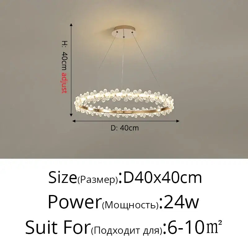 Gold butterfly decorbites crystal led chandelier with gold frame and clear crystal droplets 40cm diameter for living room decor