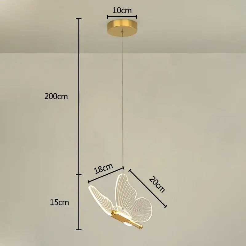 Gold butterfly wall lamp with gold-toned delicate butterfly shape and translucent wings for bedroom decorbites butterfly wall lamp