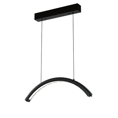 Half Moon Dimmable LED Pendant Light for Beauty Studio - Decorbites