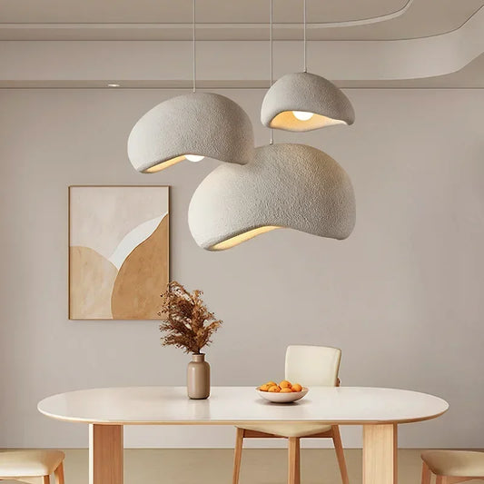 Handmade Wabi Sabi Resin Pendant Light