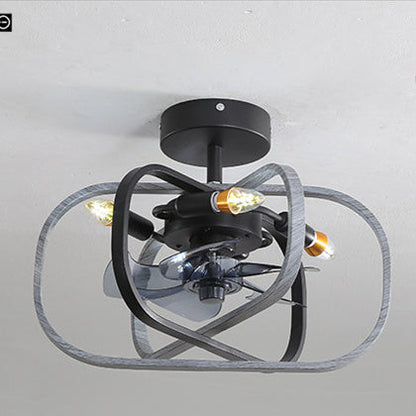 Idyllische amerikanische Ventilatorlampe nordisch minimalistisch Esszimmer